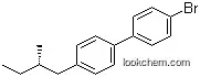 Molecular Structure of 62614-29-3 (4-Bromo-4'-(2-methylbutyl)-1,1'-biphenyl)